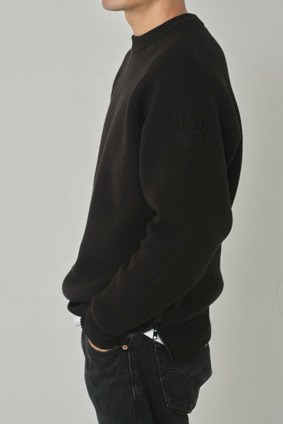 【10月29日(水)12:00〜 受注予約開始】サイドファスナーエンボスニット|SIDE ZIPPER EMBOSSED KNIT