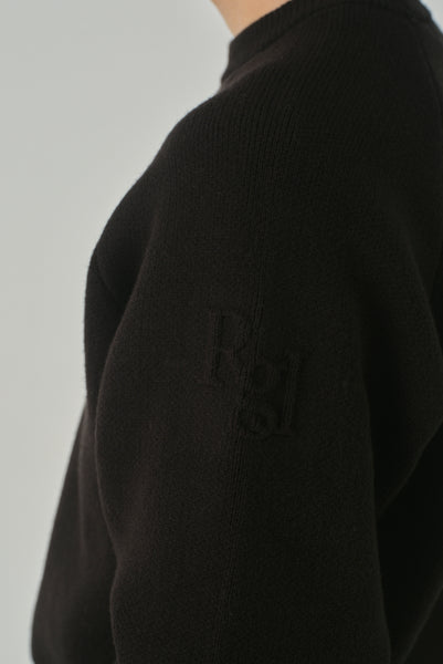 【10月29日(水)12:00〜 受注予約開始】サイドファスナーエンボスニット|SIDE ZIPPER EMBOSSED KNIT
