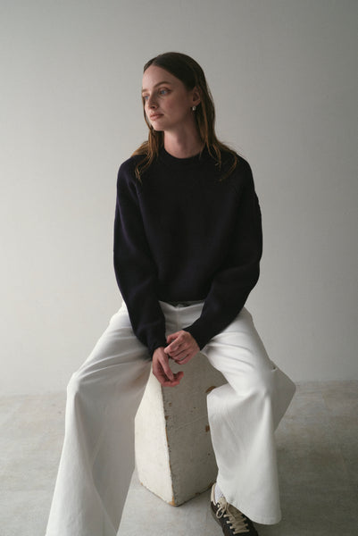 【10月29日(水)12:00〜 受注予約開始】サイドファスナーエンボスニット|SIDE ZIPPER EMBOSSED KNIT