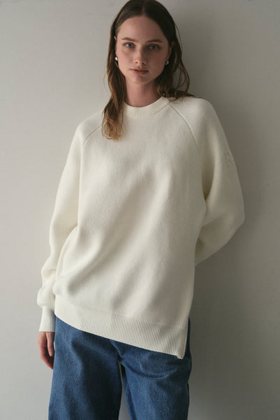 【10月29日(水)12:00〜 受注予約開始】サイドファスナーエンボスニット|SIDE ZIPPER EMBOSSED KNIT