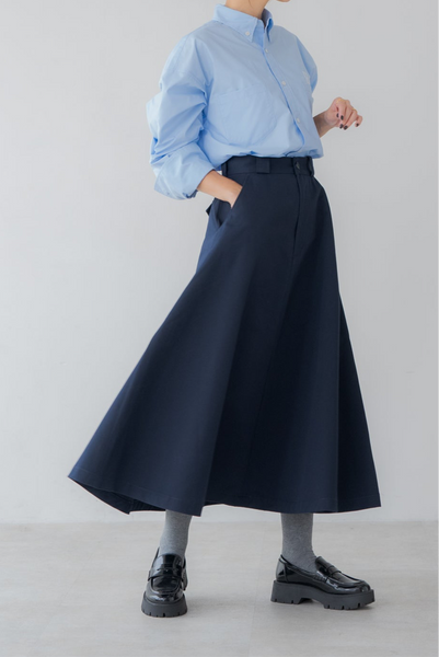 【10月27日(月)20:00〜 販売開始】チノ フレアスカート|CHINO FLARE SKIRT