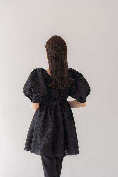 パフスリーブジャガードブラウス|PUFF SLEEVE JACQUARD BLOUSE