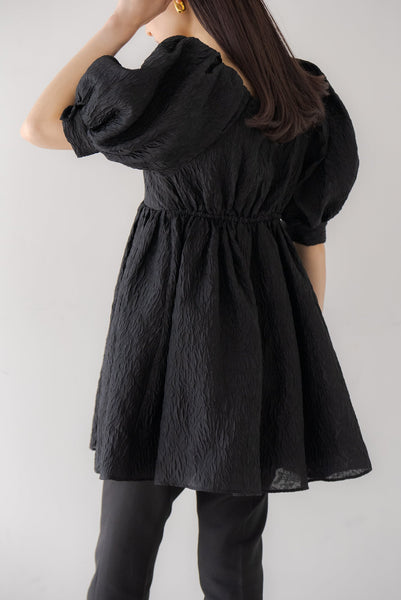 パフスリーブジャガードブラウス|PUFF SLEEVE JACQUARD BLOUSE