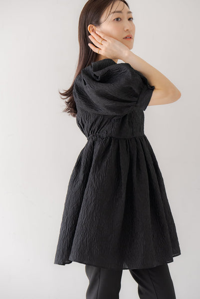 パフスリーブジャガードブラウス|PUFF SLEEVE JACQUARD BLOUSE