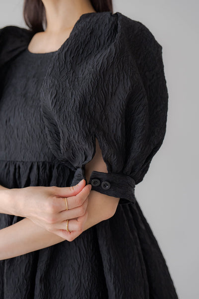 パフスリーブジャガードブラウス|PUFF SLEEVE JACQUARD BLOUSE