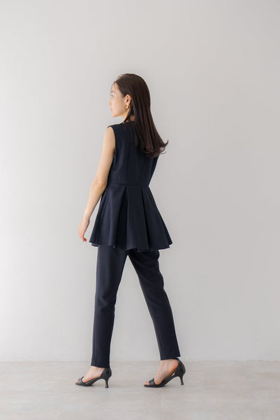 プリーツペプラムトップス|PLEATS PEPLUM TOPS
