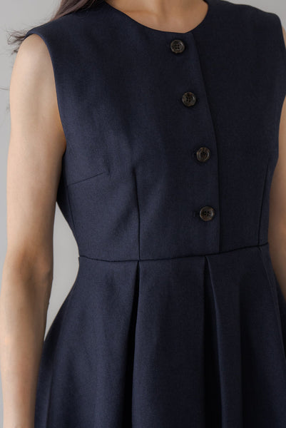 プリーツペプラムトップス|PLEATS PEPLUM TOPS