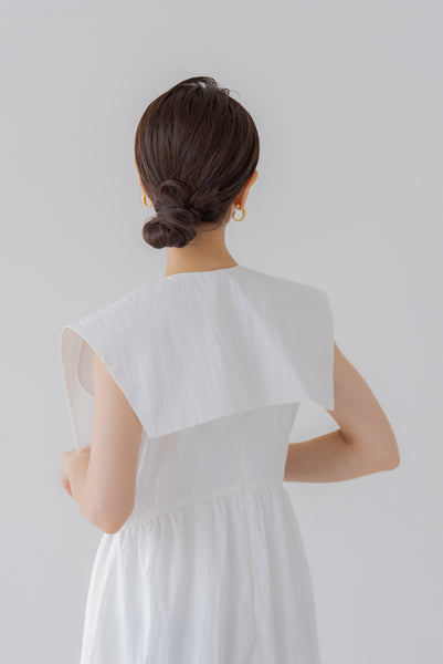 襟付き ティアードワンピース|COLLARED TIERED ONE PIECE
