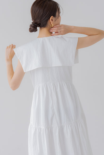 襟付き ティアードワンピース|COLLARED TIERED ONE PIECE