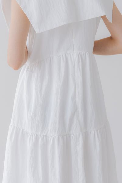 襟付き ティアードワンピース|COLLARED TIERED ONE PIECE