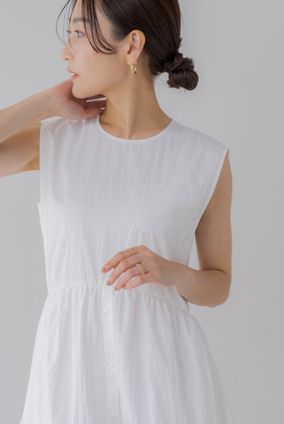 襟付き ティアードワンピース|COLLARED TIERED ONE PIECE