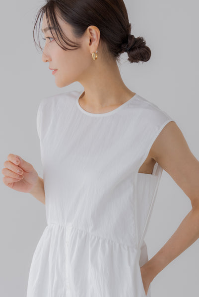 襟付き ティアードワンピース|COLLARED TIERED ONE PIECE