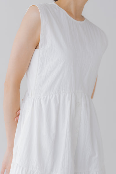 襟付き ティアードワンピース|COLLARED TIERED ONE PIECE