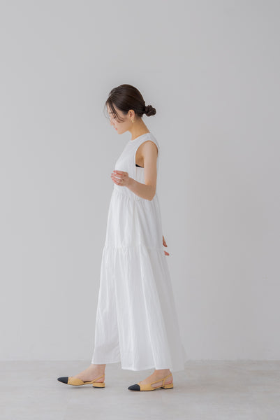 襟付き ティアードワンピース|COLLARED TIERED ONE PIECE