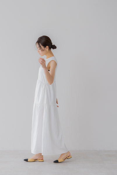 襟付き ティアードワンピース|COLLARED TIERED ONE PIECE