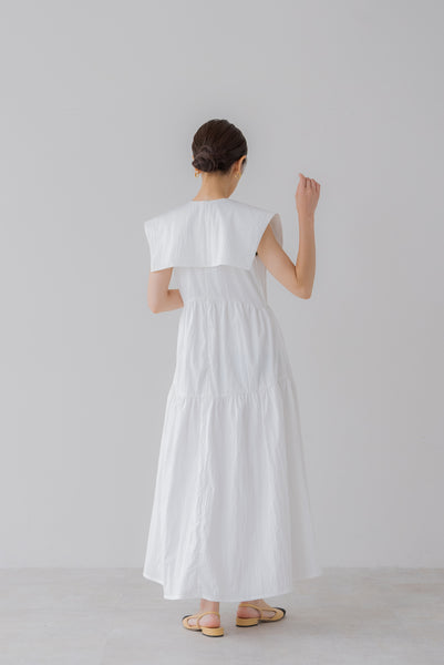 襟付き ティアードワンピース|COLLARED TIERED ONE PIECE