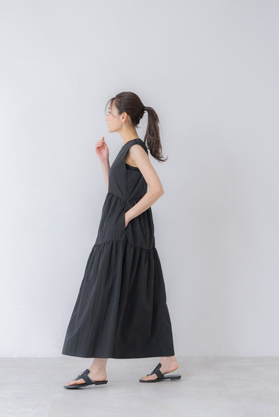 襟付き ティアードワンピース|COLLARED TIERED ONE PIECE