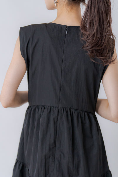 襟付き ティアードワンピース|COLLARED TIERED ONE PIECE