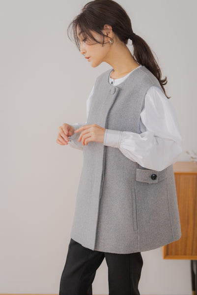 【10月25日(水)20:00〜 再販開始】ウールベスト|WOOL VEST