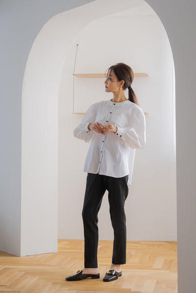 STITCH PUFF BLOUSE