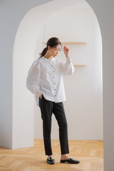 STITCH PUFF BLOUSE