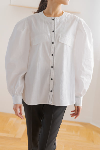 STITCH PUFF BLOUSE