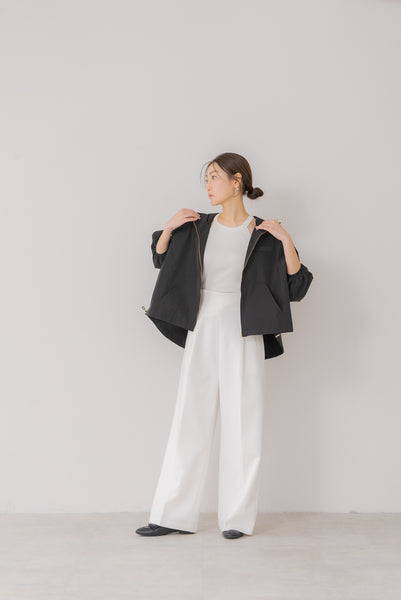 【4月22日(火)20:00〜 再販開始】ドロストフーディーブルゾン|DRAWSTRING HOODIE BLOUSON