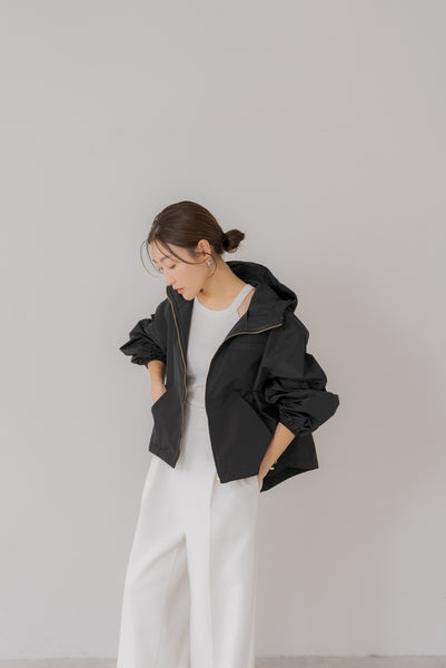 【4月22日(火)20:00〜 再販開始】ドロストフーディーブルゾン|DRAWSTRING HOODIE BLOUSON