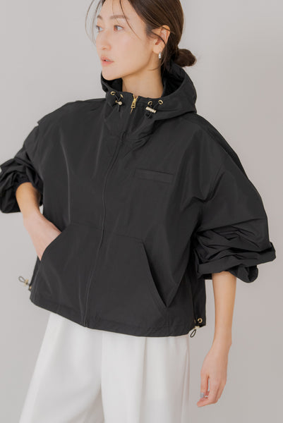 【4月22日(火)20:00〜 再販開始】ドロストフーディーブルゾン|DRAWSTRING HOODIE BLOUSON