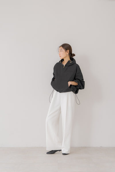 【4月22日(火)20:00〜 再販開始】ドロストフーディーブルゾン|DRAWSTRING HOODIE BLOUSON