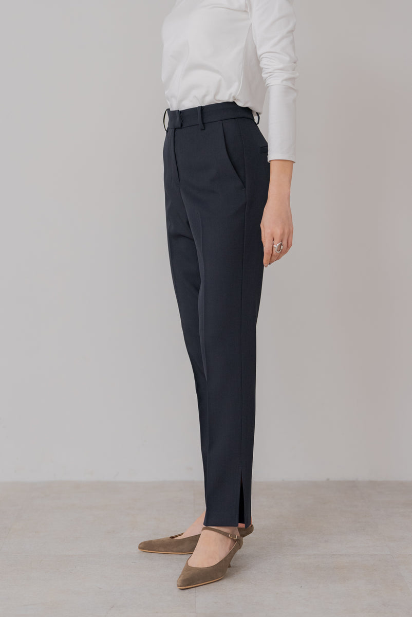 リグリーム　サイドスリットスティックパンツ ブラック サイドスリットスティックパンツ｜SIDE SLIT STICK PANTSの通販