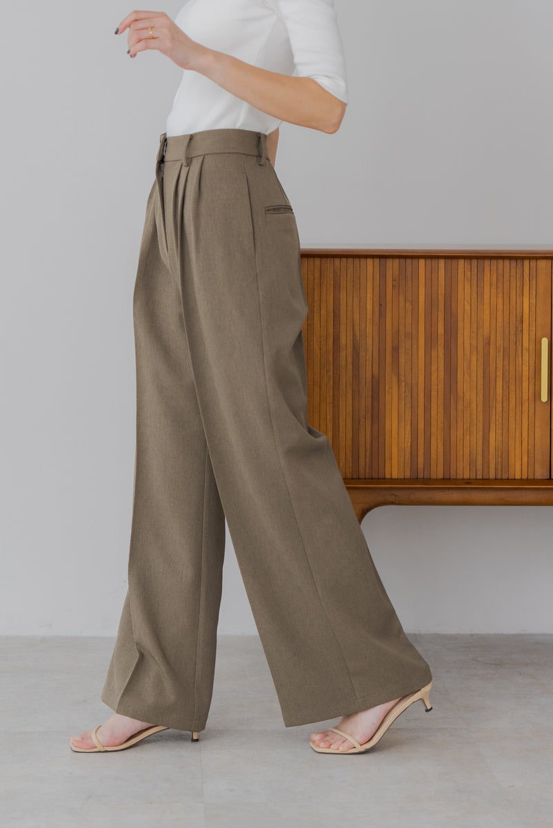 ベーシックスリータックパンツ｜BASIC THREE TUCK PANTSの通販｜regleam