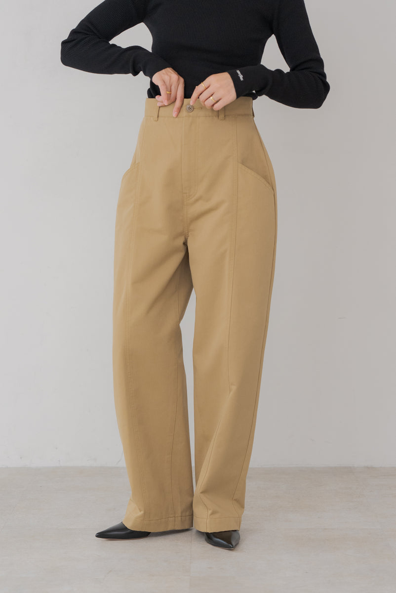 【新品】nala コクーンチノパンツ　cocoon chino pants S コクーンチノパンツ｜COCOON CHINO PANTSの通販｜regleam