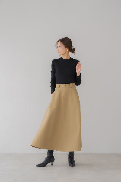 【10月27日(月)20:00〜 販売開始】チノ フレアスカート|CHINO FLARE SKIRT