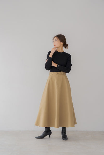 【10月27日(月)20:00〜 販売開始】チノ フレアスカート|CHINO FLARE SKIRT