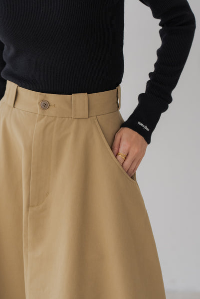 【10月27日(月)20:00〜 販売開始】チノ フレアスカート|CHINO FLARE SKIRT