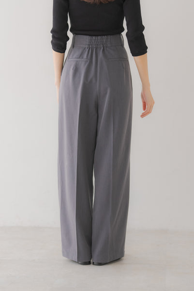 TWO TUCK BELT PANTS