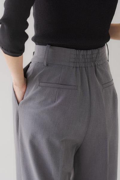 TWO TUCK BELT PANTS