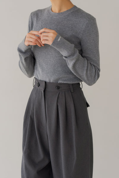 【10月27日(月)20:00〜 販売開始】ソフトリブニット|SOFT RIB KNIT