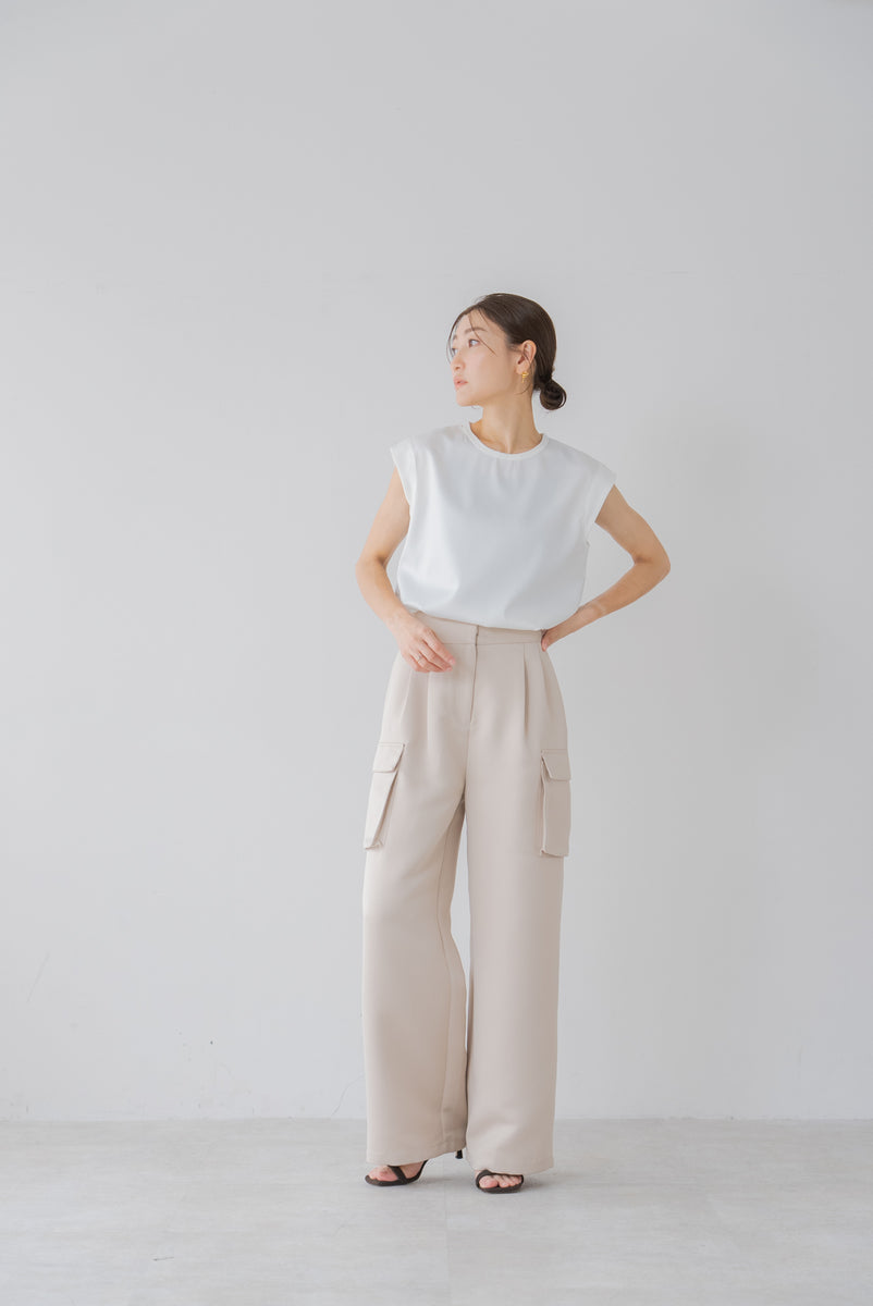 サテンカーゴパンツ｜SATIN CARGO PANTSの通販｜regleam
