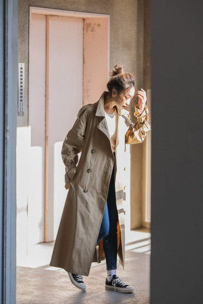 VOLUME TRENCH COAT