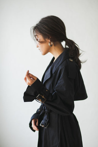 VOLUME TRENCH COAT