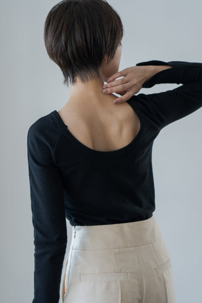 Slit sleeve long T-shirt | SLIT SLEEVE LONG TEE