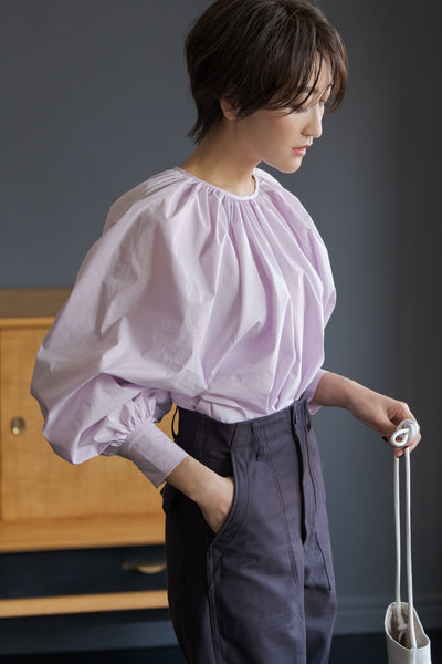 Renewal Gathered Puff Wide Blouse | RENEWAL GATHERED PUFF WIDE BLOUSE