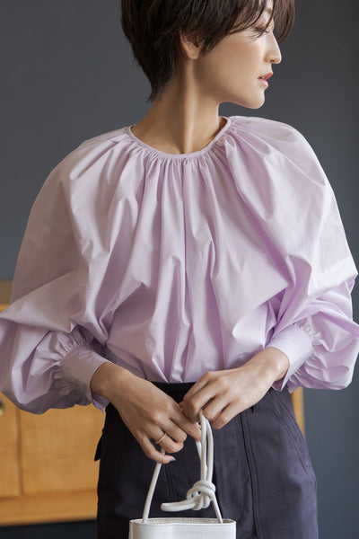 Renewal Gathered Puff Wide Blouse | RENEWAL GATHERED PUFF WIDE BLOUSE