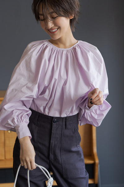 Renewal Gathered Puff Wide Blouse | RENEWAL GATHERED PUFF WIDE BLOUSE