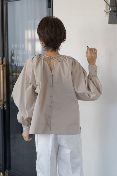 Renewal Gathered Puff Wide Blouse | RENEWAL GATHERED PUFF WIDE BLOUSE
