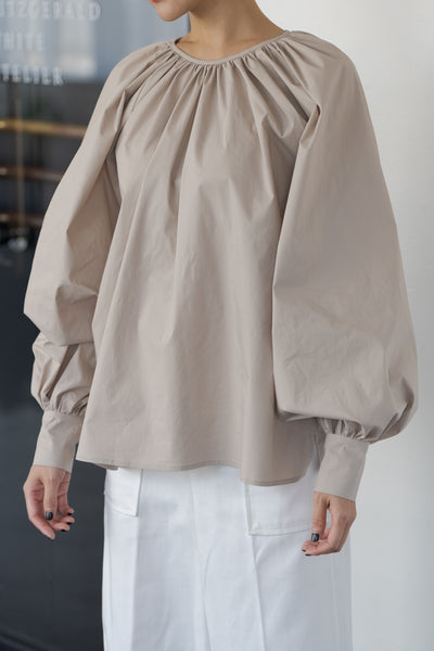 Renewal Gathered Puff Wide Blouse | RENEWAL GATHERED PUFF WIDE BLOUSE