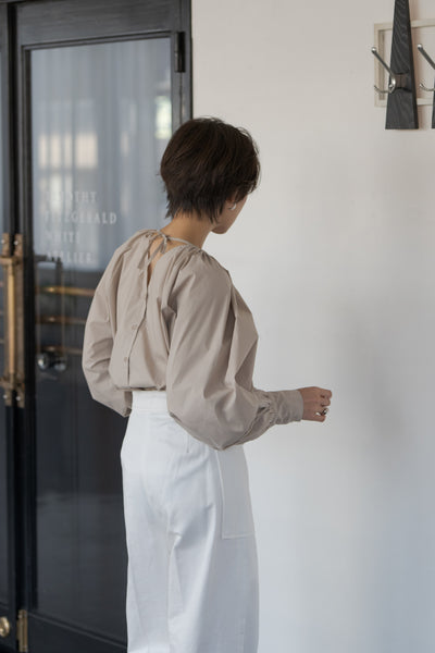 Renewal Gathered Puff Wide Blouse | RENEWAL GATHERED PUFF WIDE BLOUSE