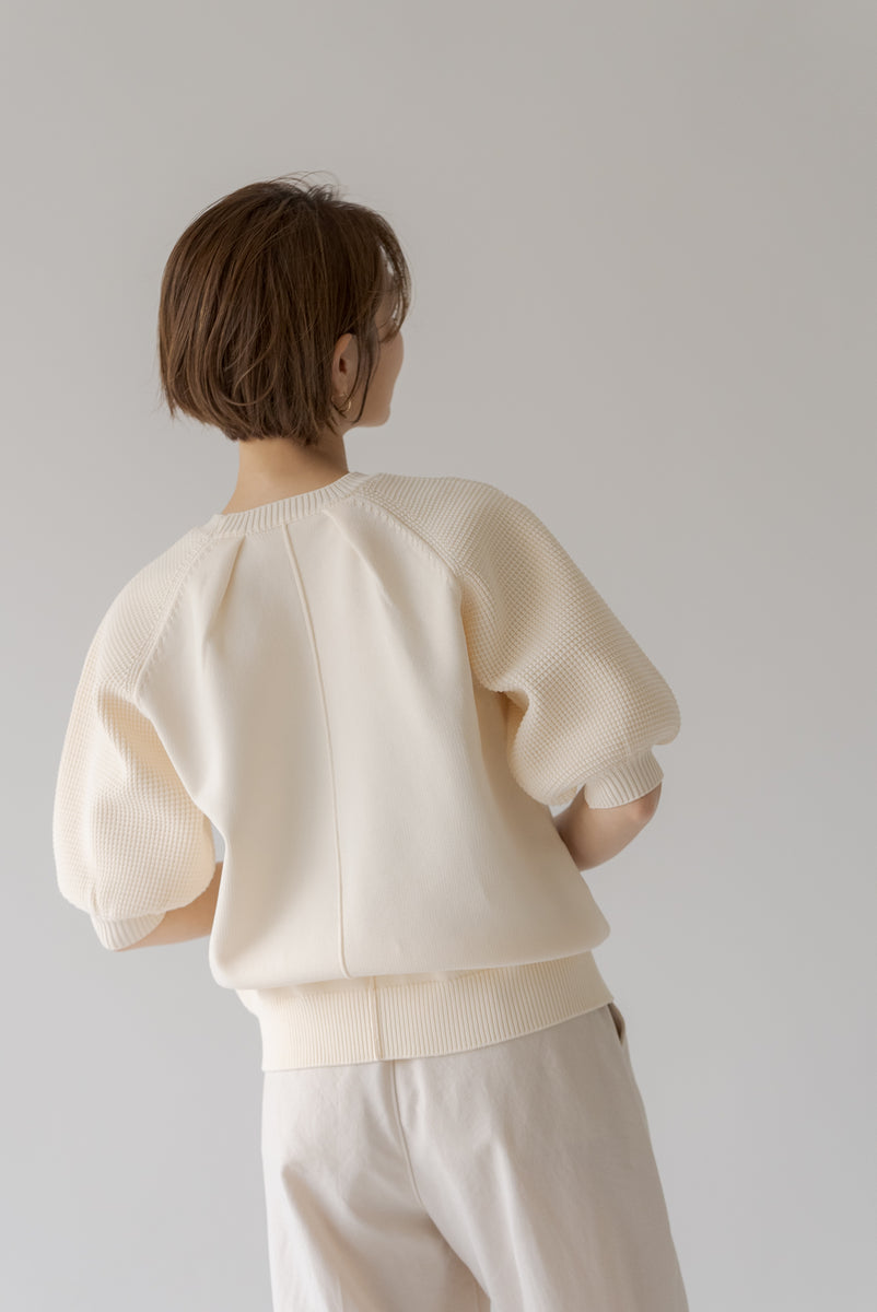 ラグランスリーブパフニット ｜ RAGLAN SLEEVE PUFF KNIT